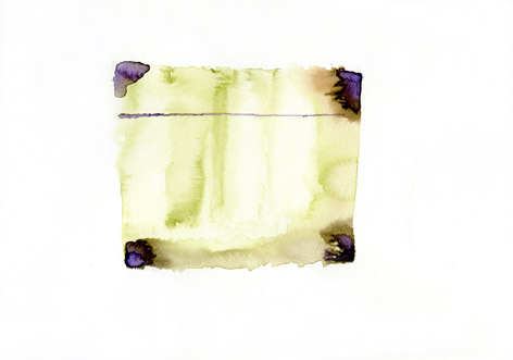 Marta Masternak: “ohne Titel“ | 2011 | 29,7 x 42 cm | Aquarell auf Papier